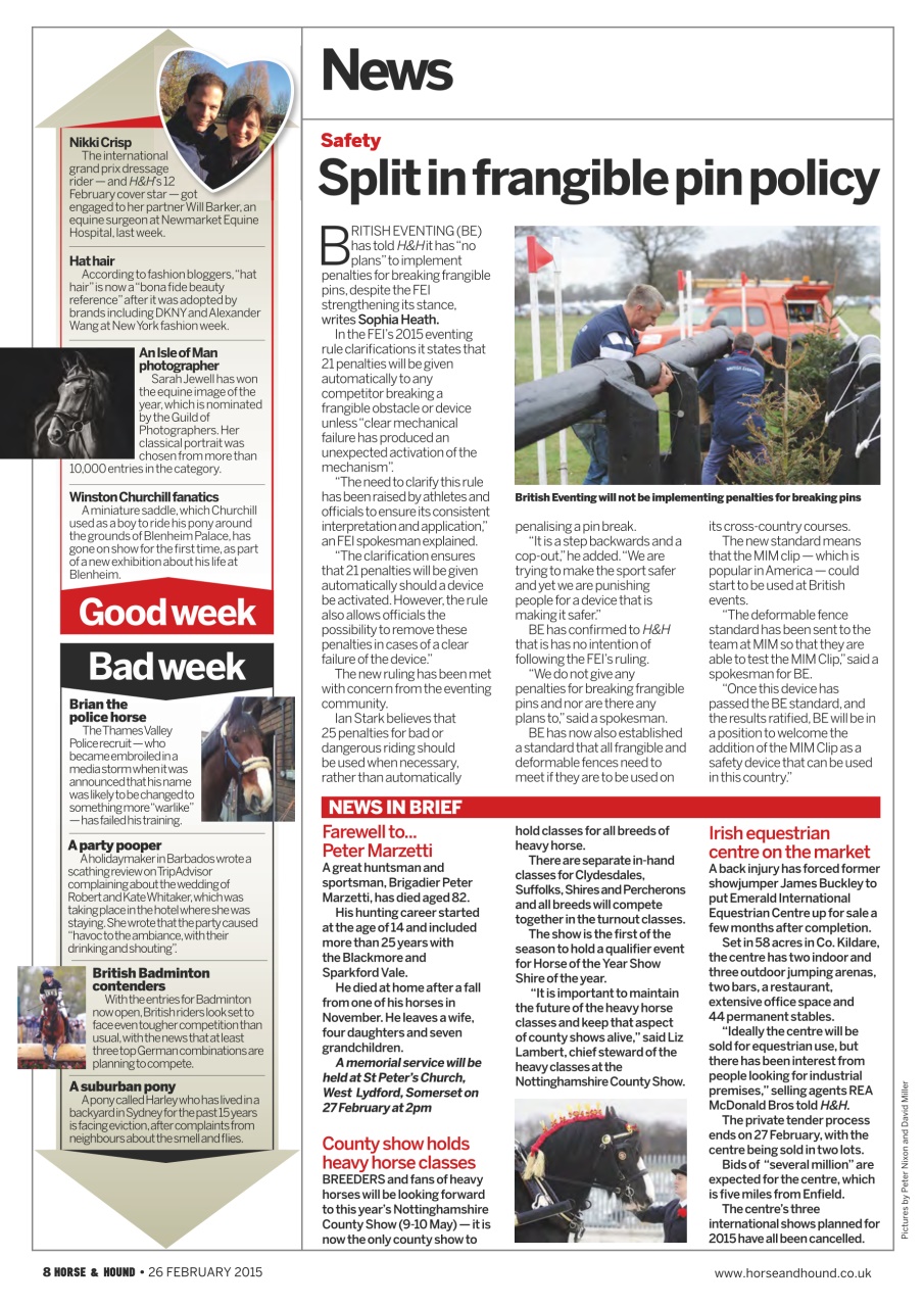 Horse & Hound Preview Pages