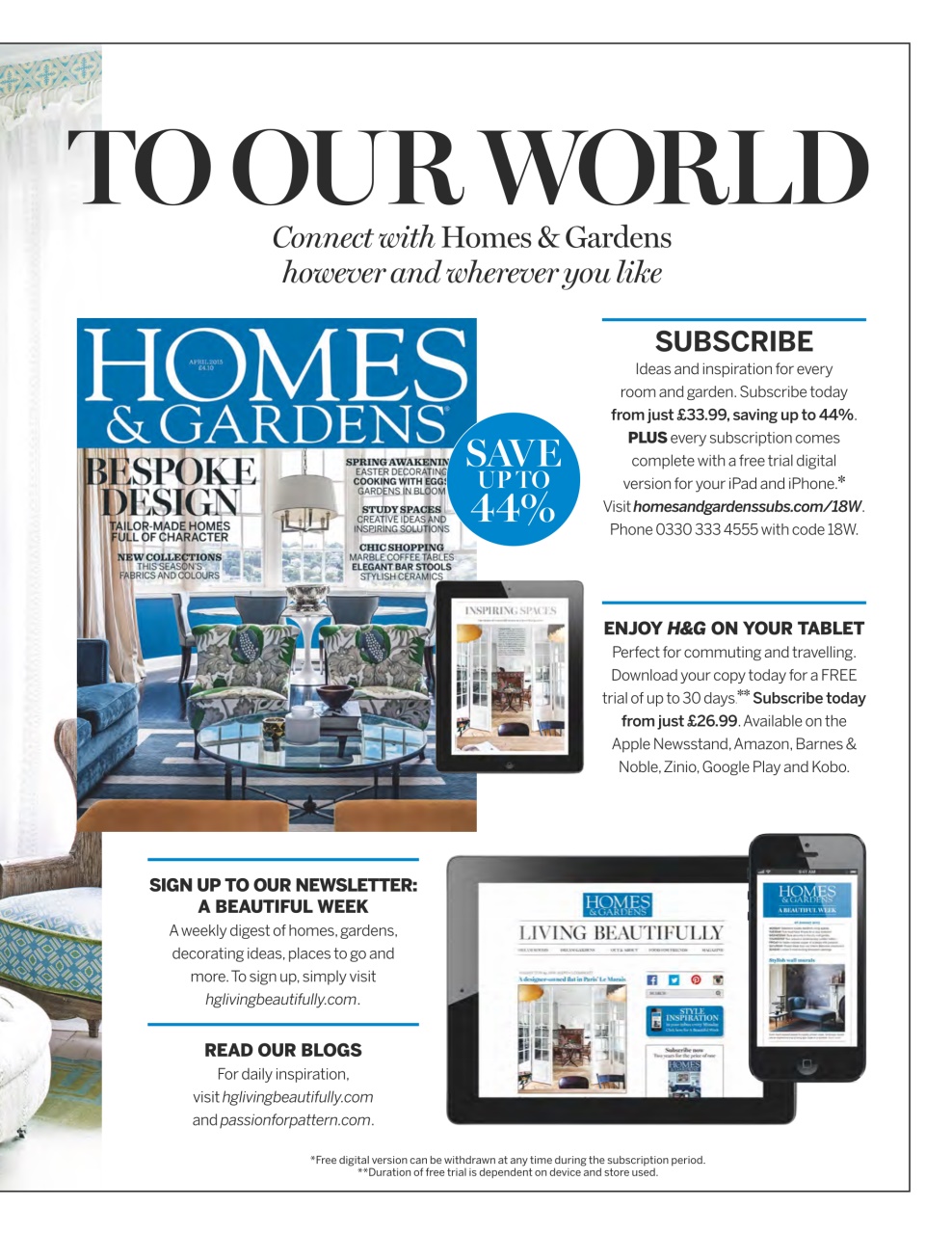 Homes & Gardens Preview Pages