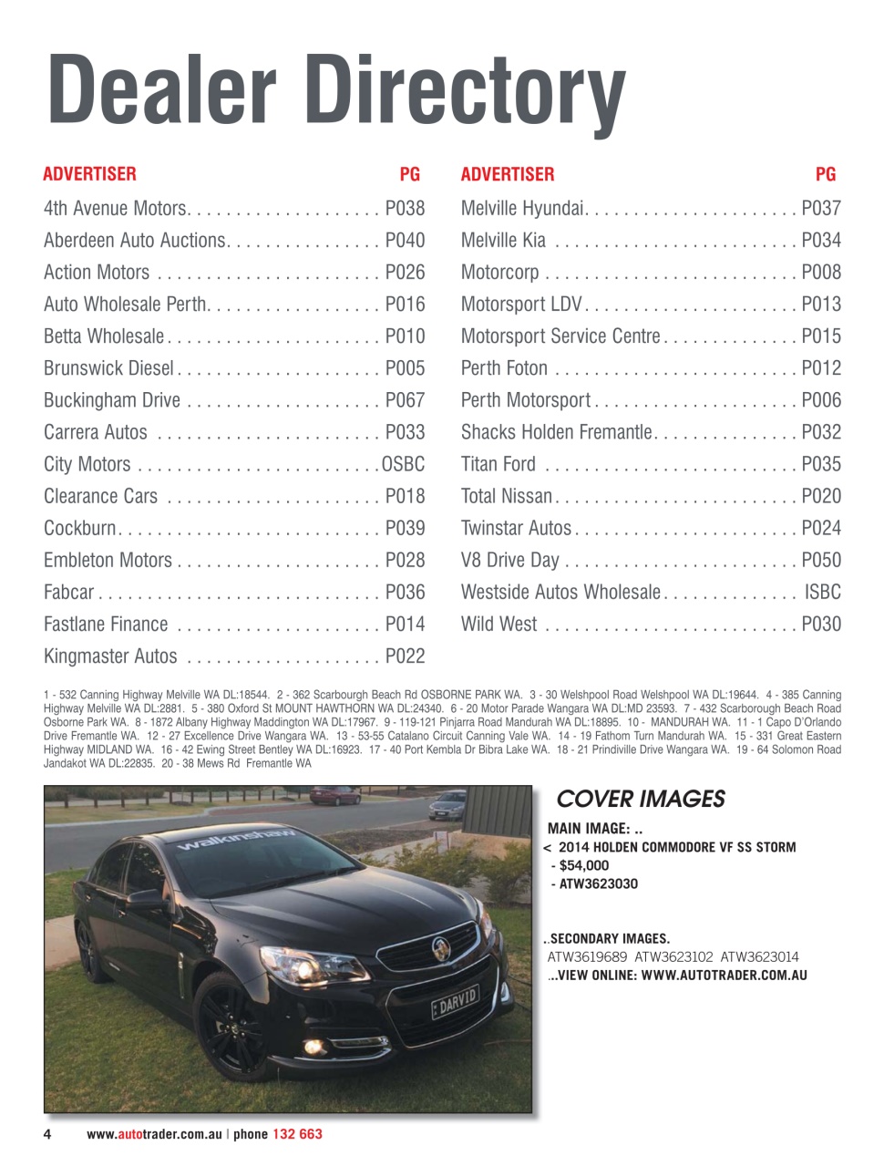 AutoTrader Preview Pages