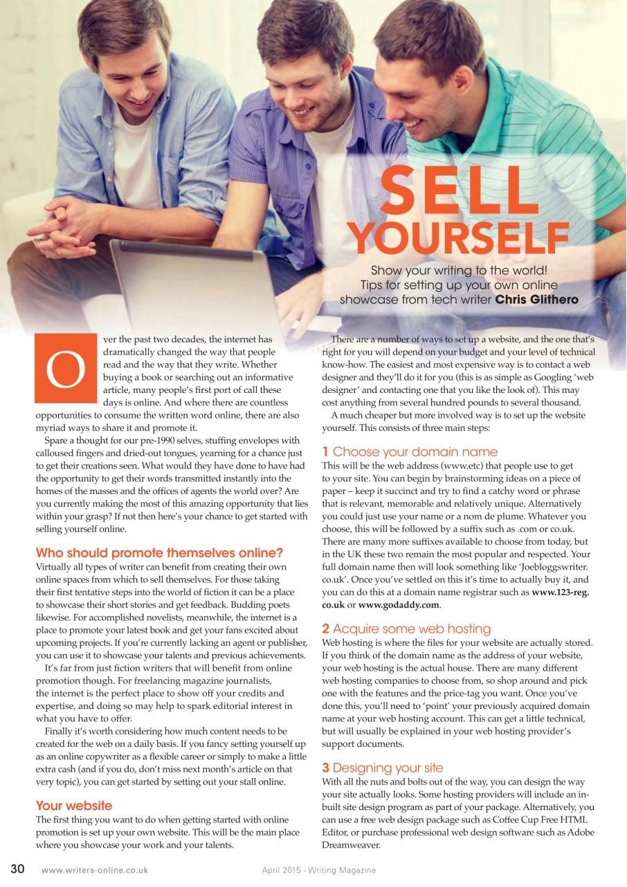 Writing Magazine Preview Pages