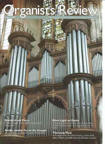 Organists' Review issue August 2006