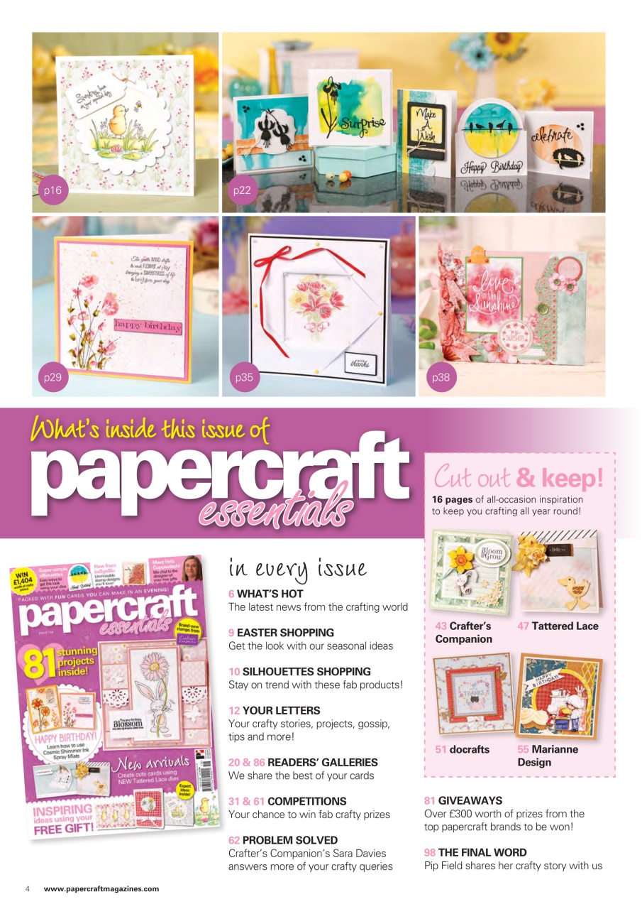 Papercraft Essentials Preview Pages