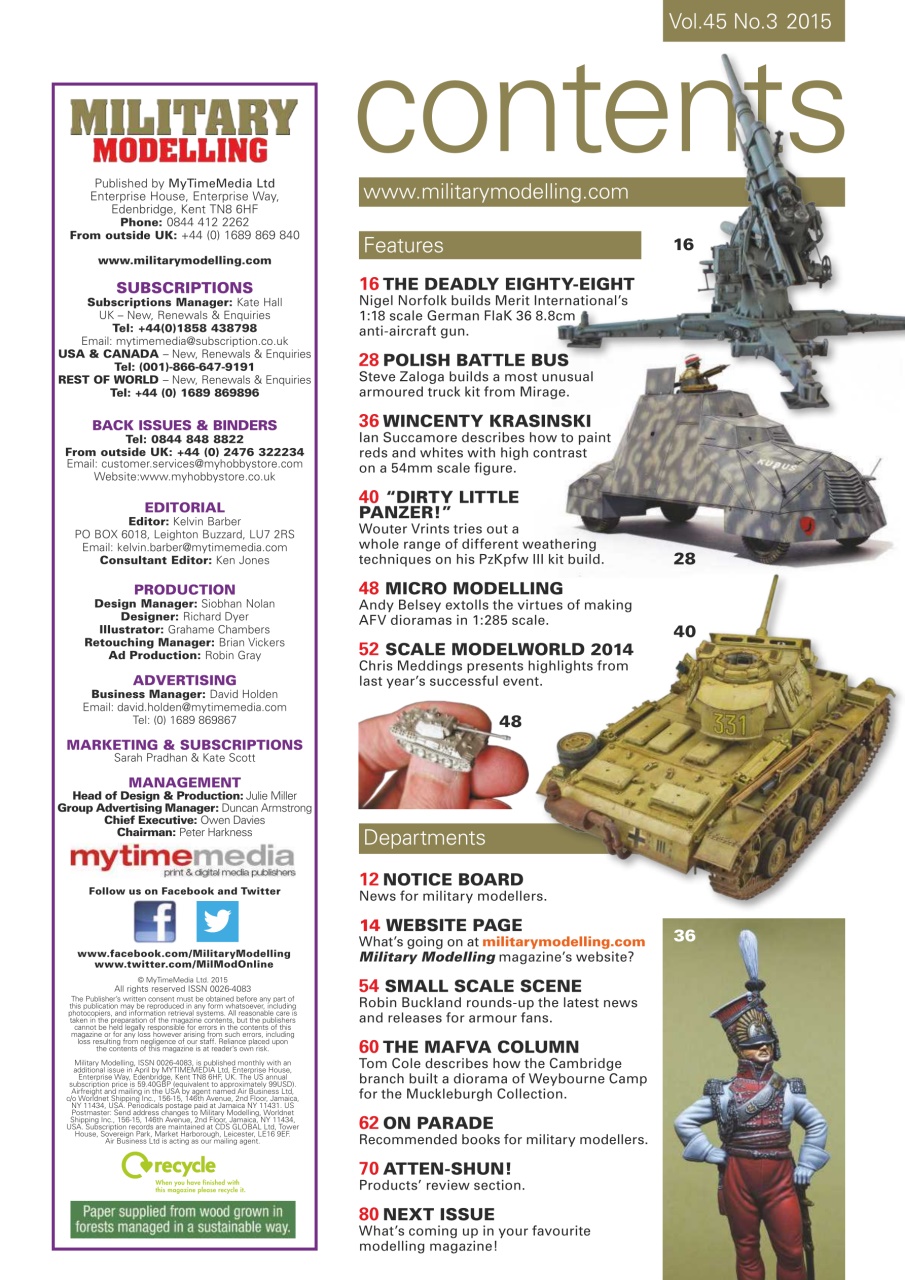 Military Modelling International Magazine Preview Pages