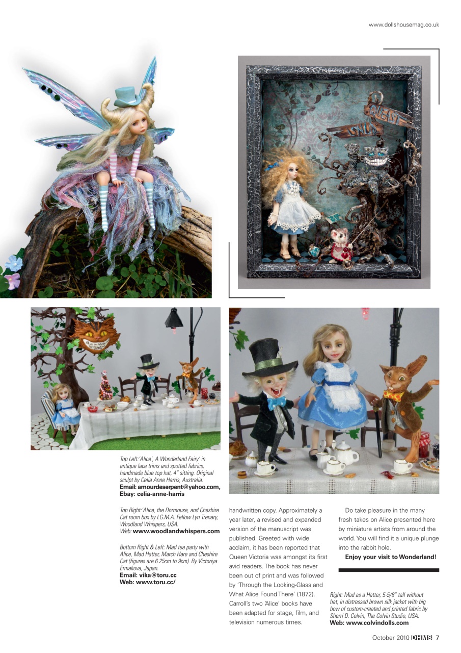 Dolls House and Miniature Scene Preview Pages