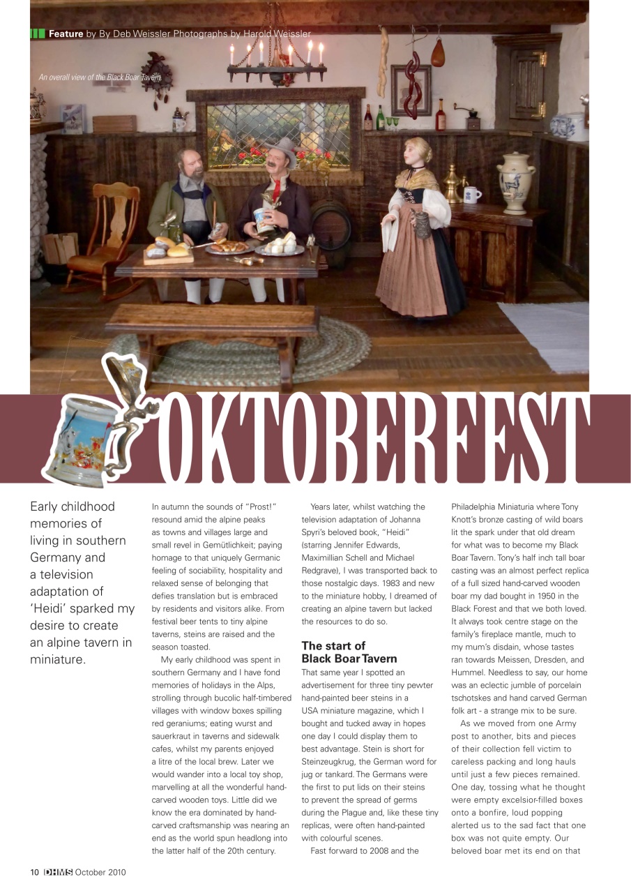 Dolls House and Miniature Scene Preview Pages