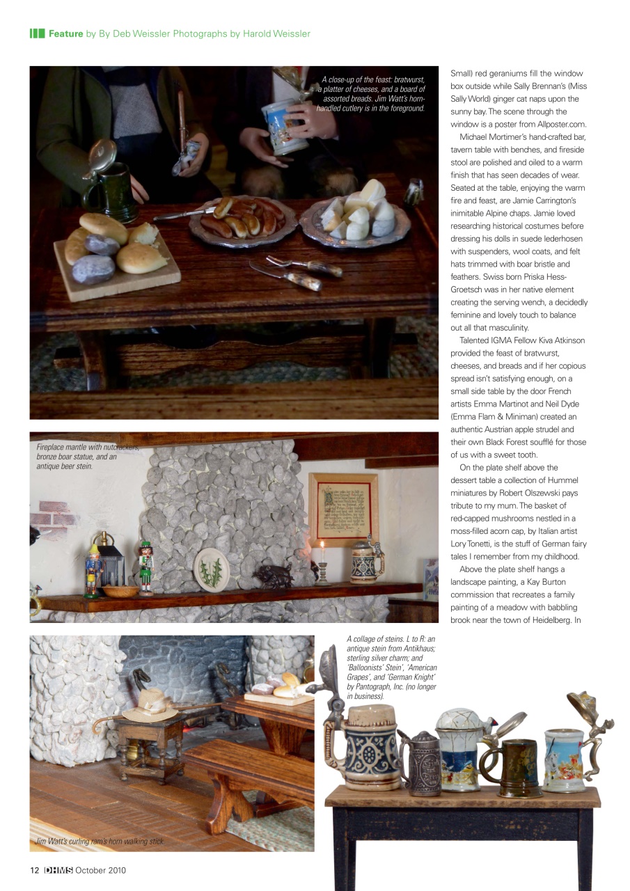 Dolls House and Miniature Scene Preview Pages