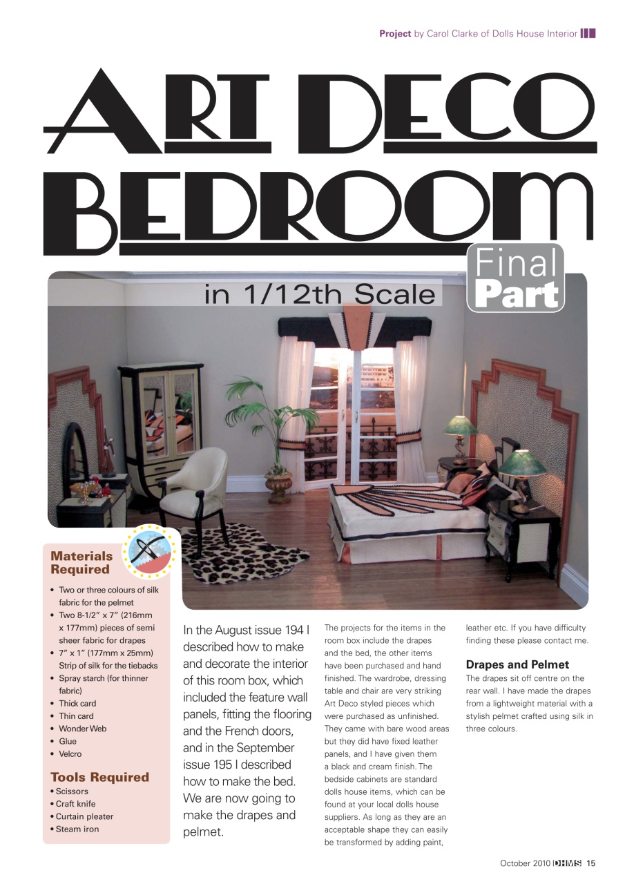 Dolls House and Miniature Scene Preview Pages