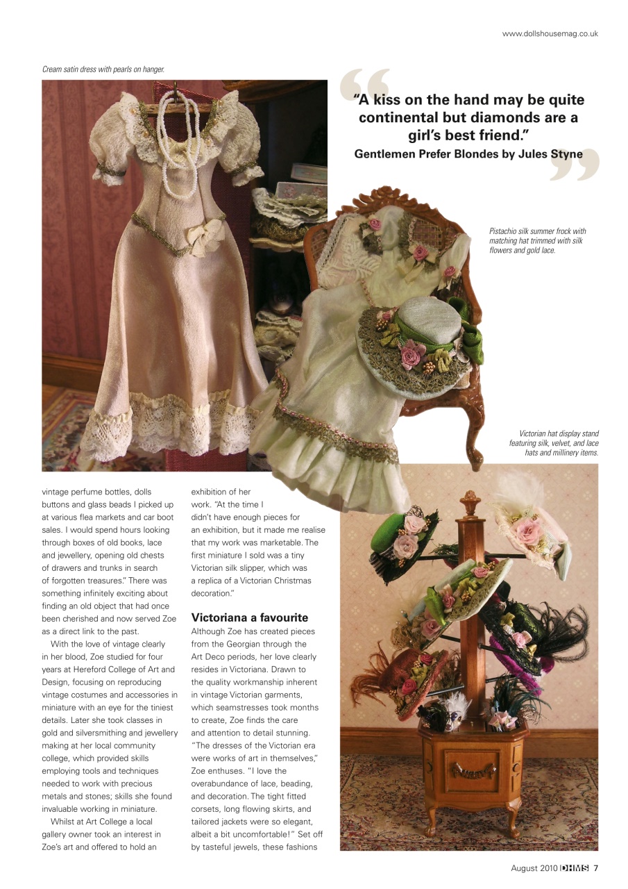 Dolls House and Miniature Scene Preview Pages