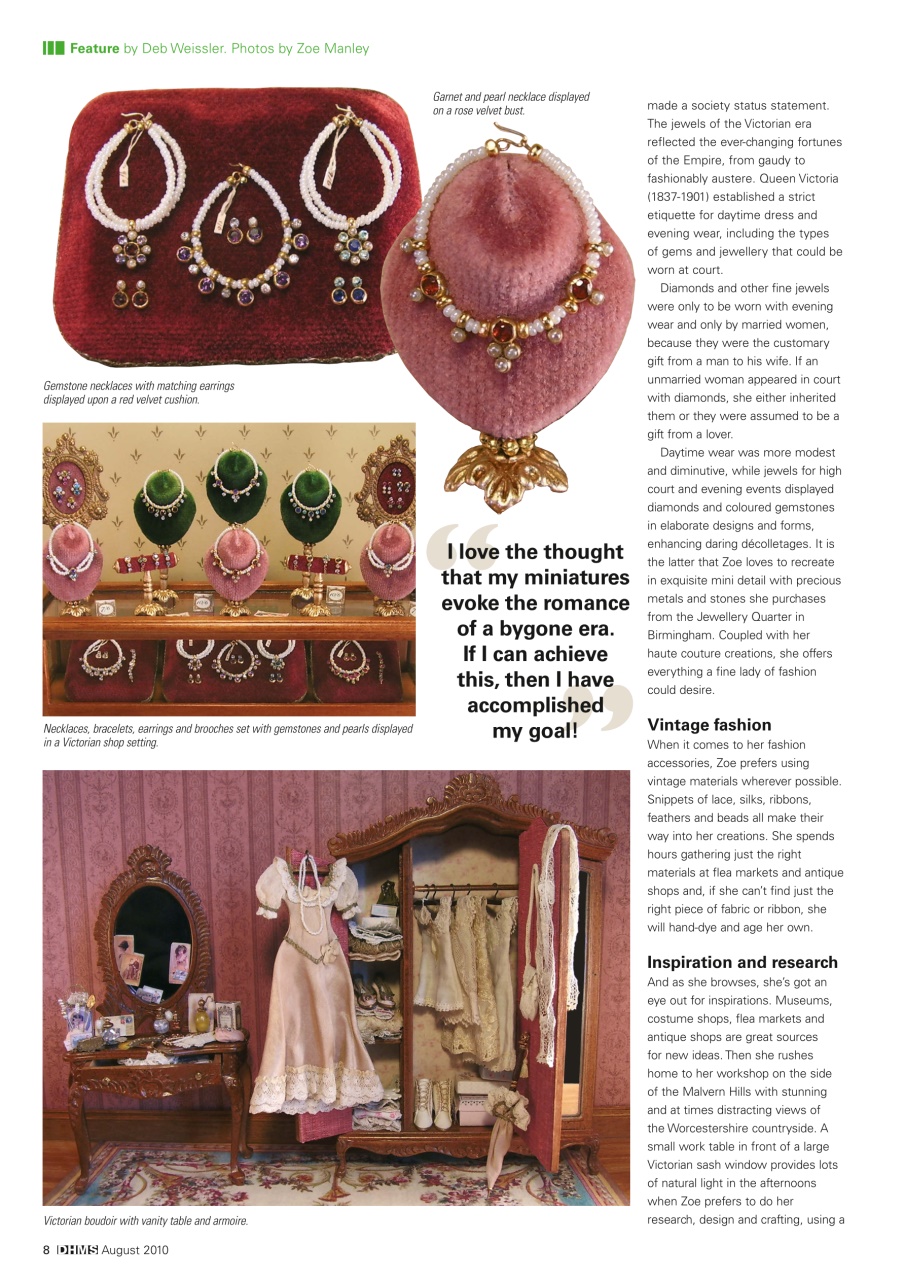 Dolls House and Miniature Scene Preview Pages