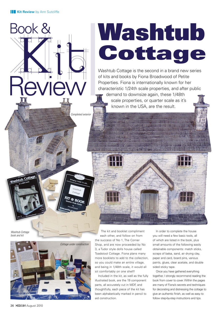 Dolls House and Miniature Scene Preview Pages