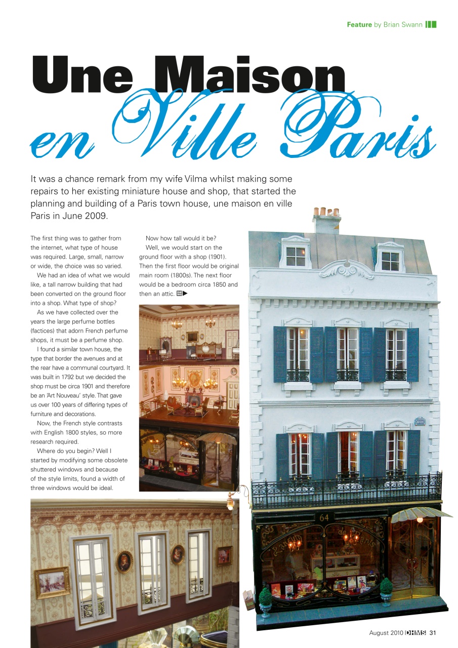 Dolls House and Miniature Scene Preview Pages