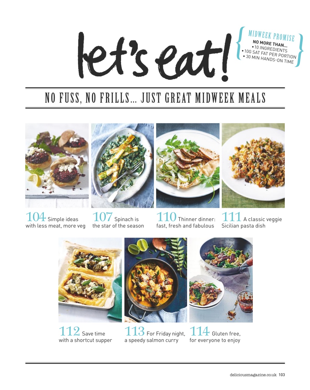 delicious. Magazine Preview Pages