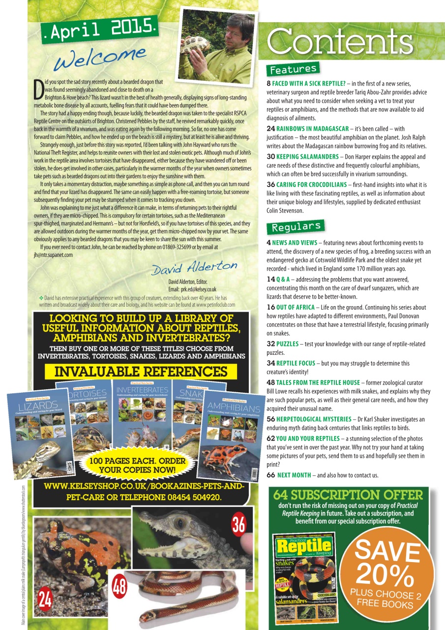 Practical Reptile Keeping Preview Pages