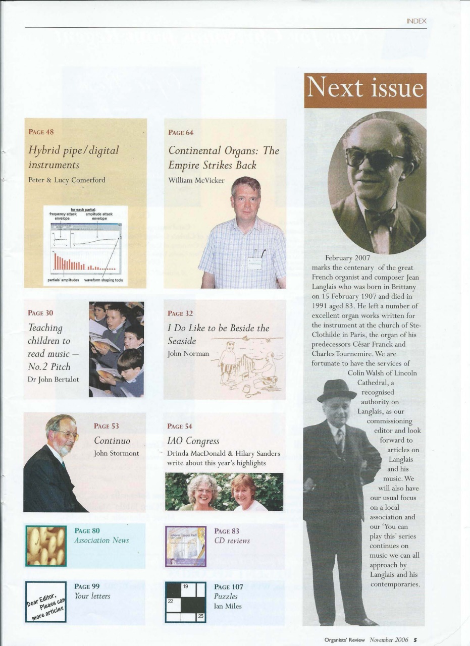 Organists' Review Preview Pages