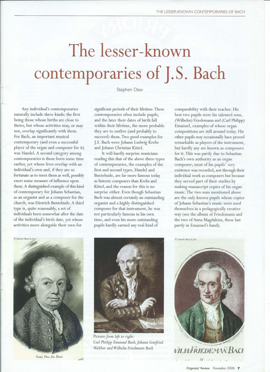 Organists' Review Preview Pages