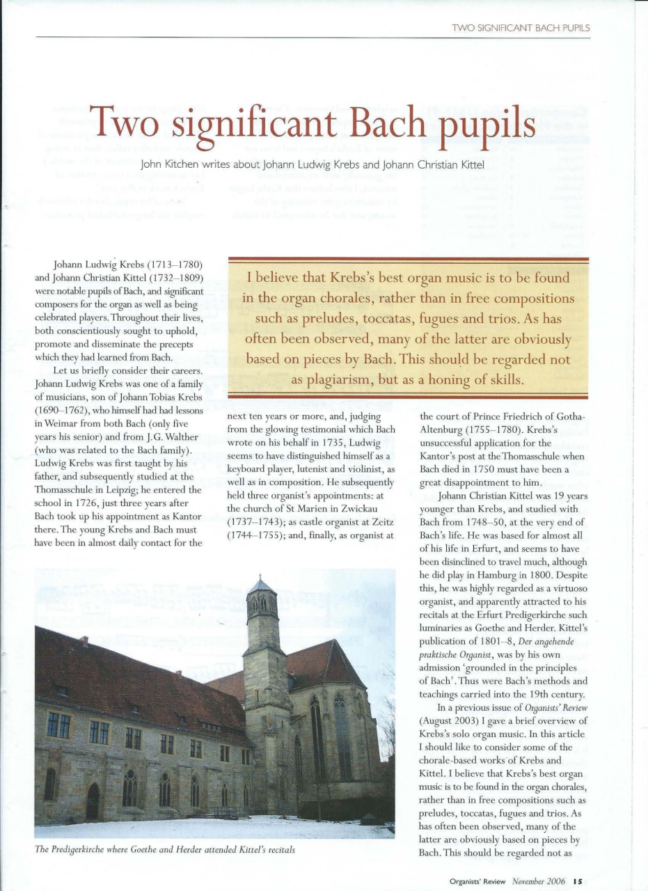 Organists' Review Preview Pages