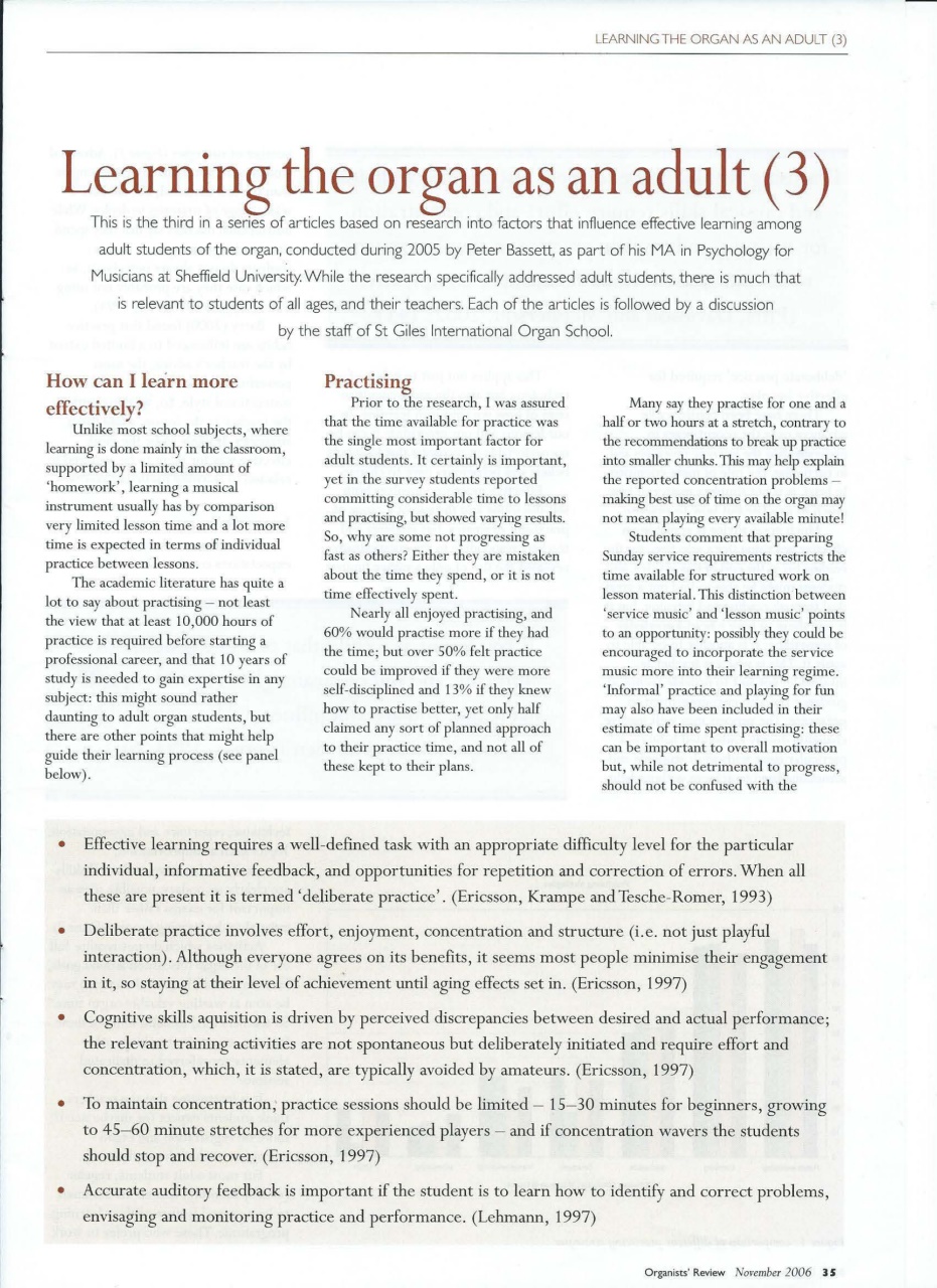 Organists' Review Preview Pages