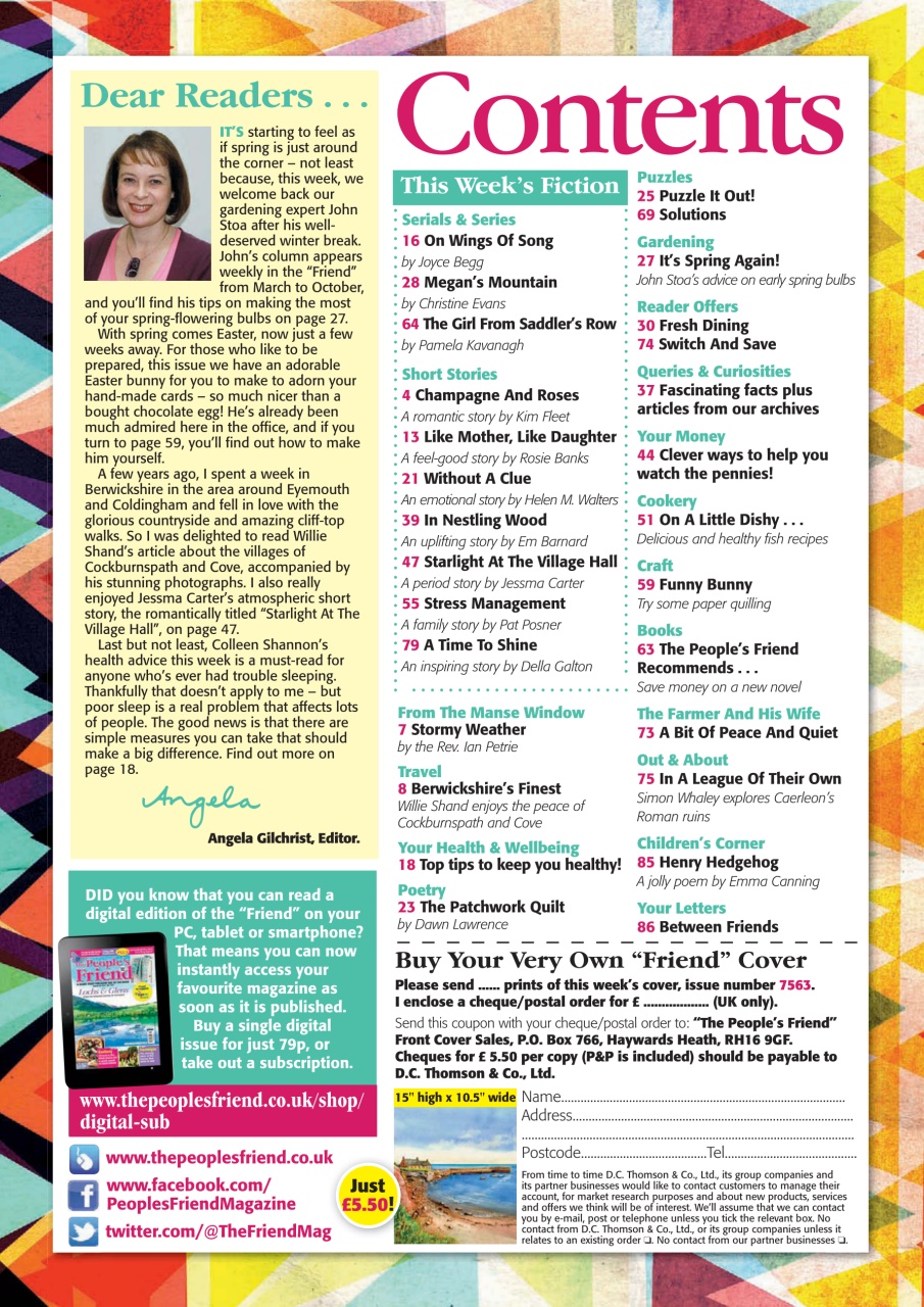 The People’s Friend Preview Pages