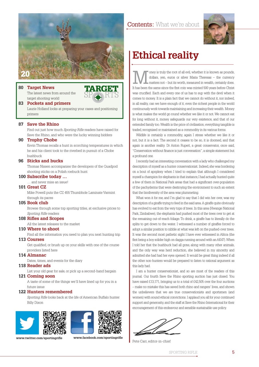 Sporting Rifle Preview Pages