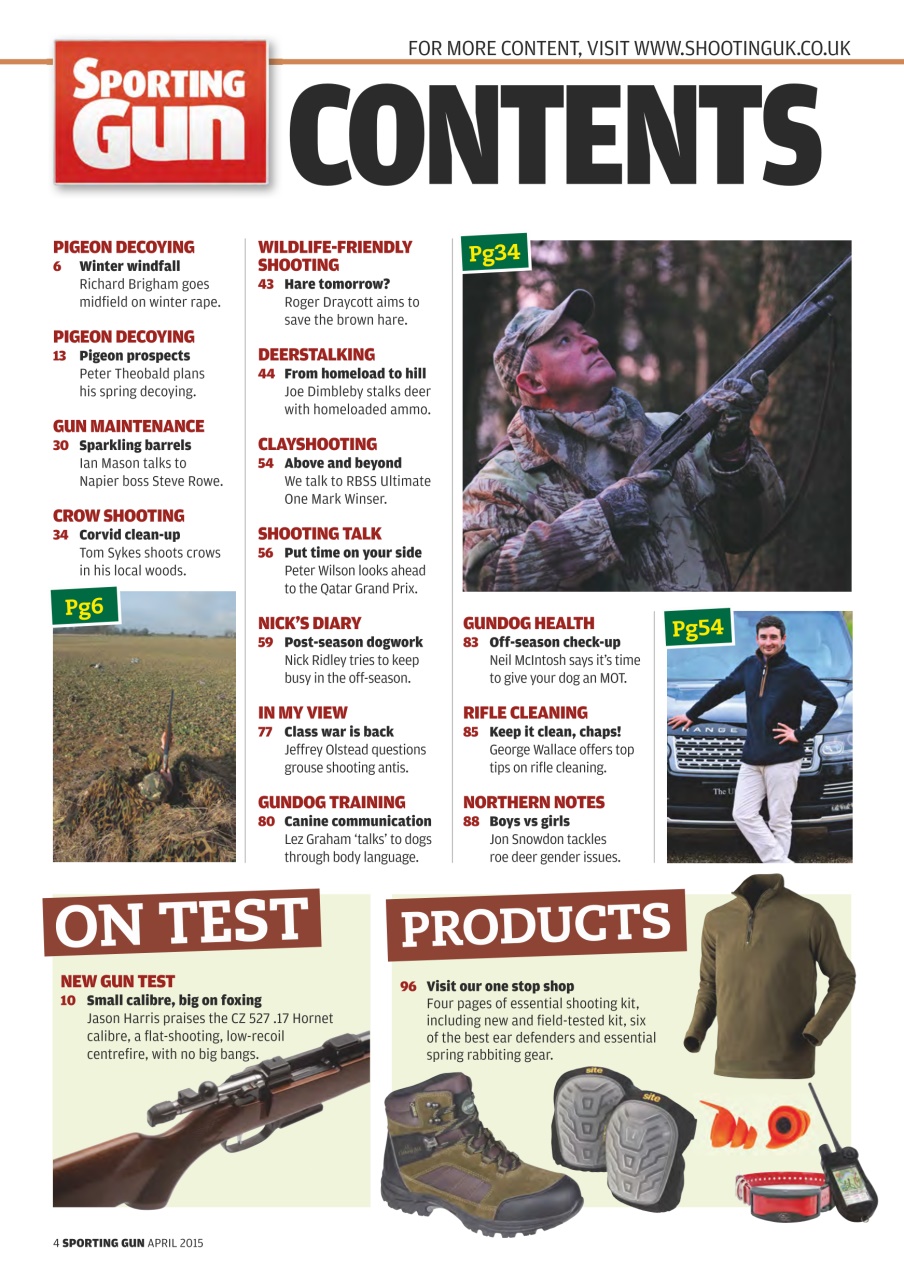 Sporting Gun Preview Pages