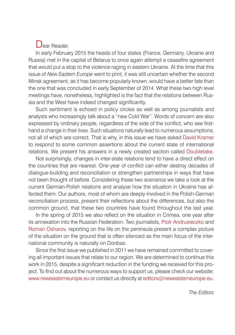 New Eastern Europe Preview Pages