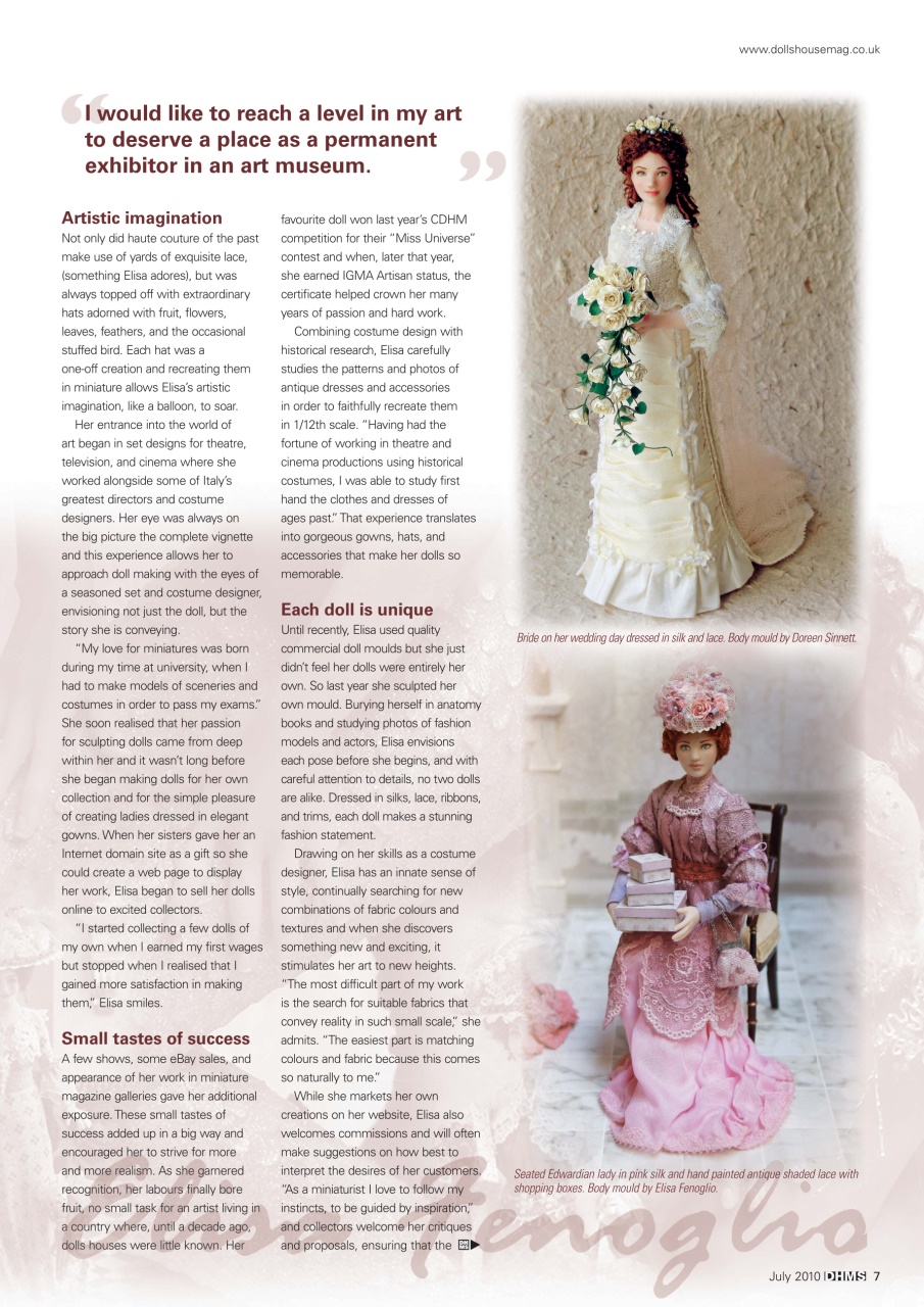 Dolls House and Miniature Scene Preview Pages
