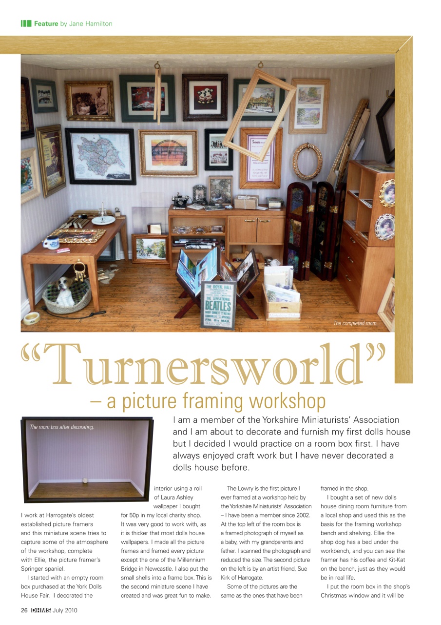 Dolls House and Miniature Scene Preview Pages