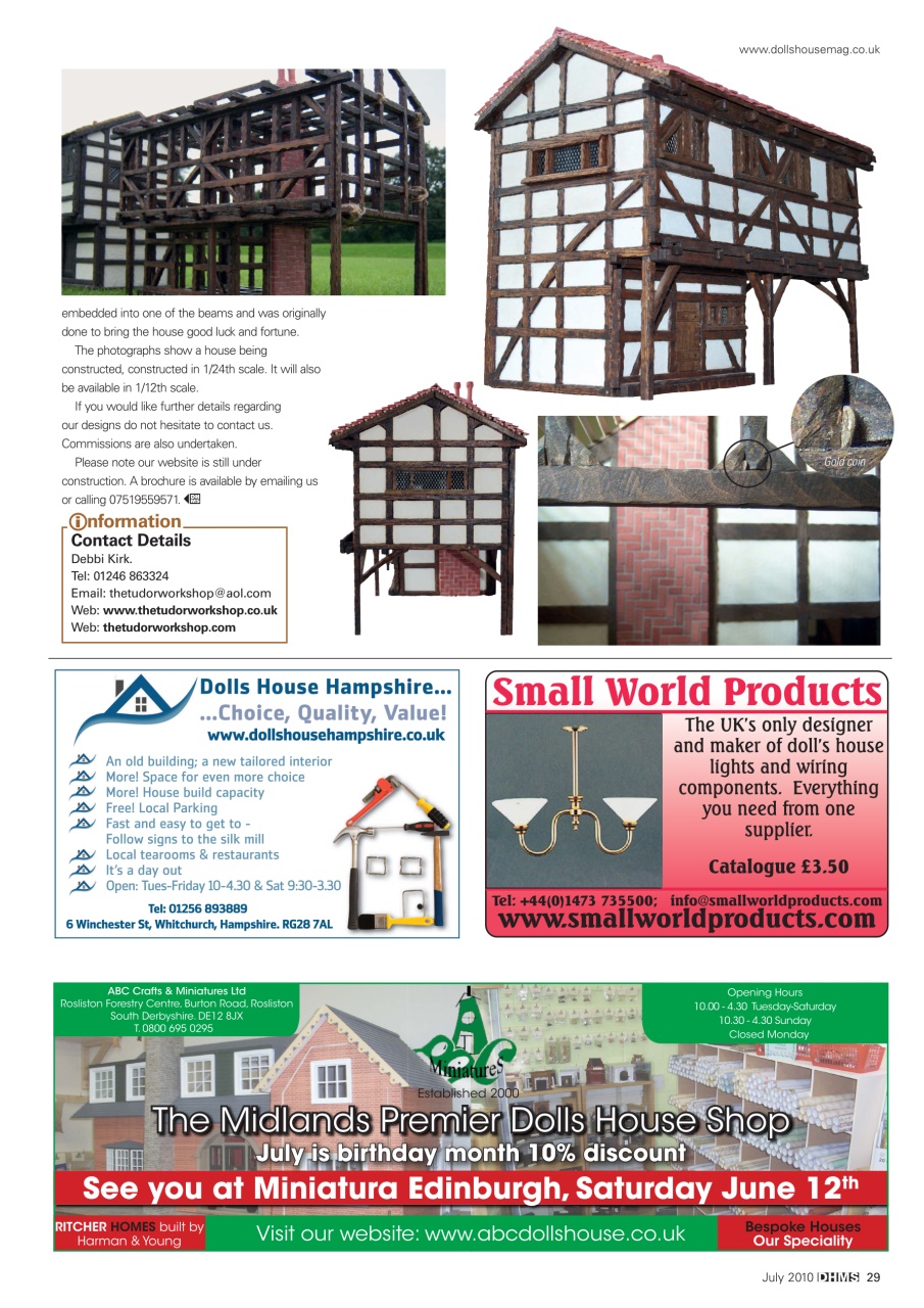 Dolls House and Miniature Scene Preview Pages