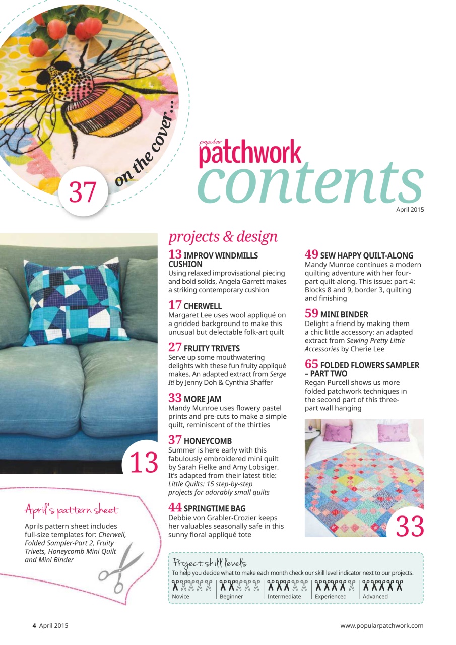 Popular Patchwork Magazine Preview Pages