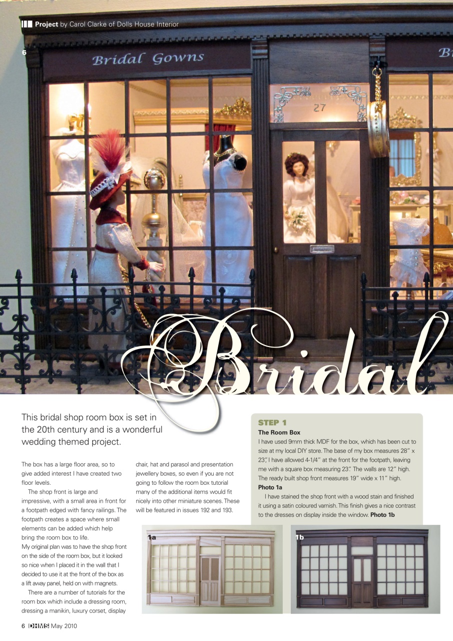 Dolls House and Miniature Scene Preview Pages