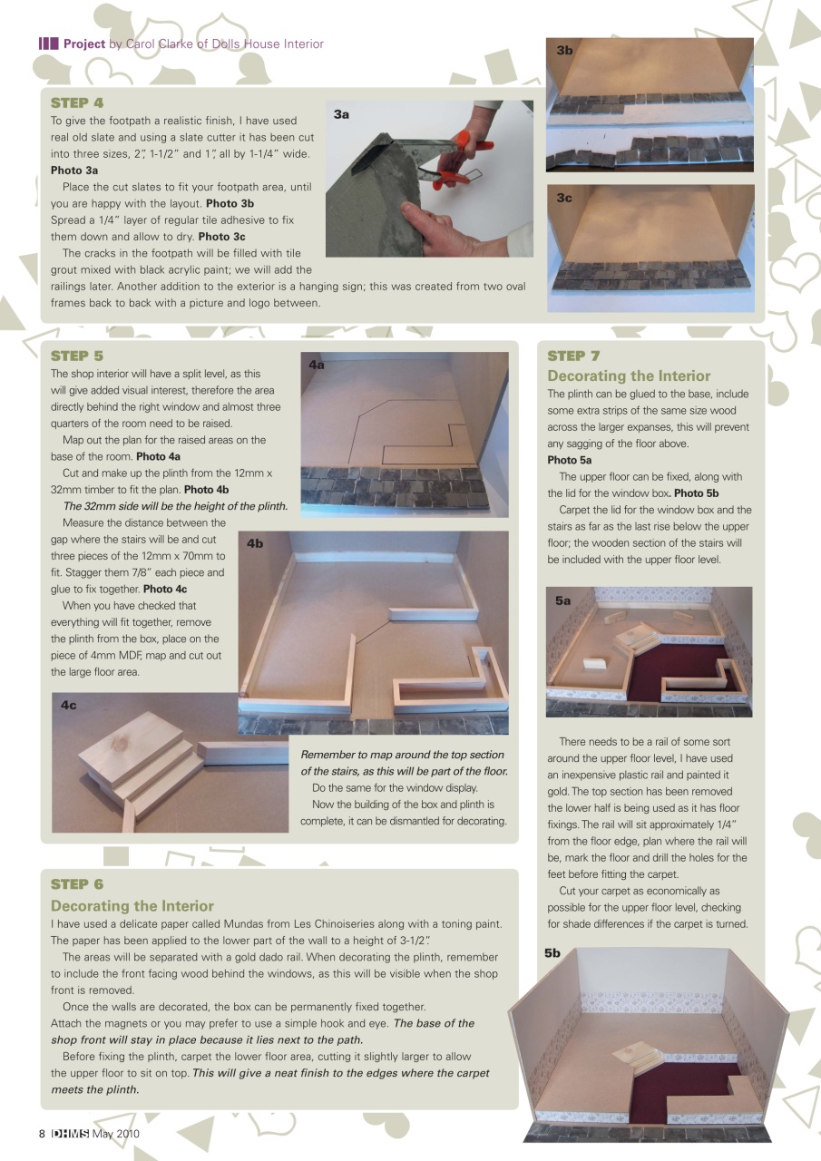 Dolls House and Miniature Scene Preview Pages