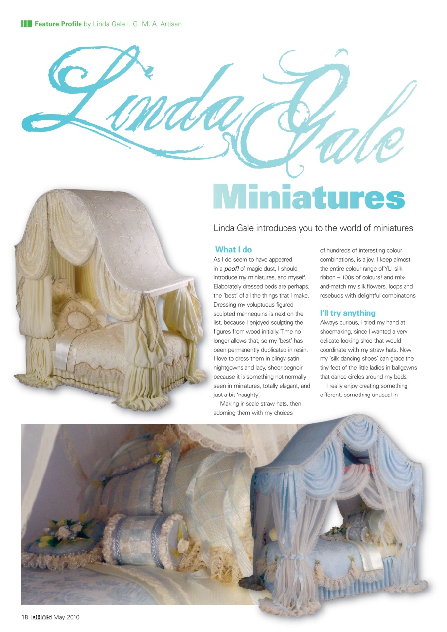 Dolls House and Miniature Scene Preview Pages