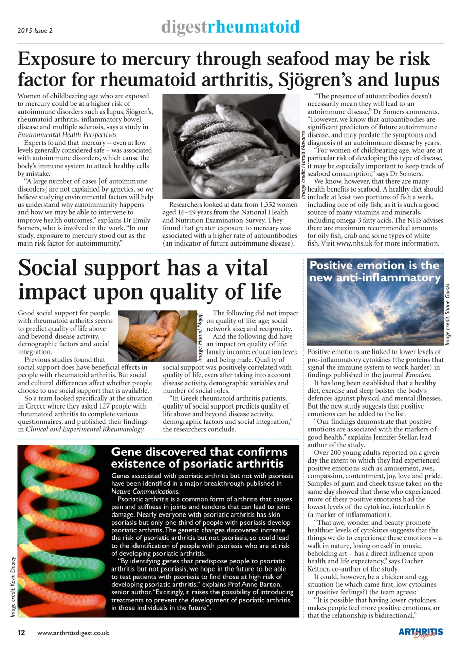Arthritis Digest Preview Pages