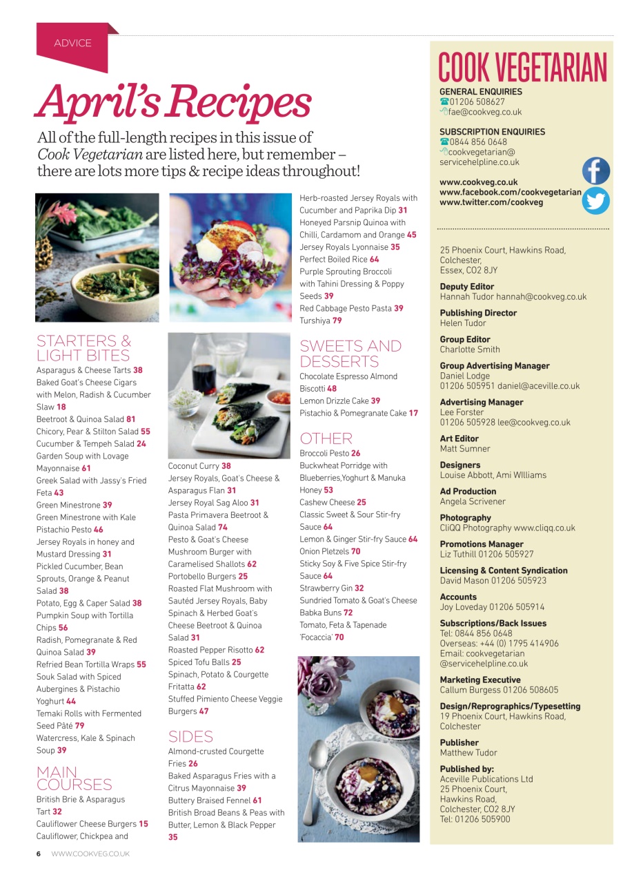 Veggie Magazine Preview Pages