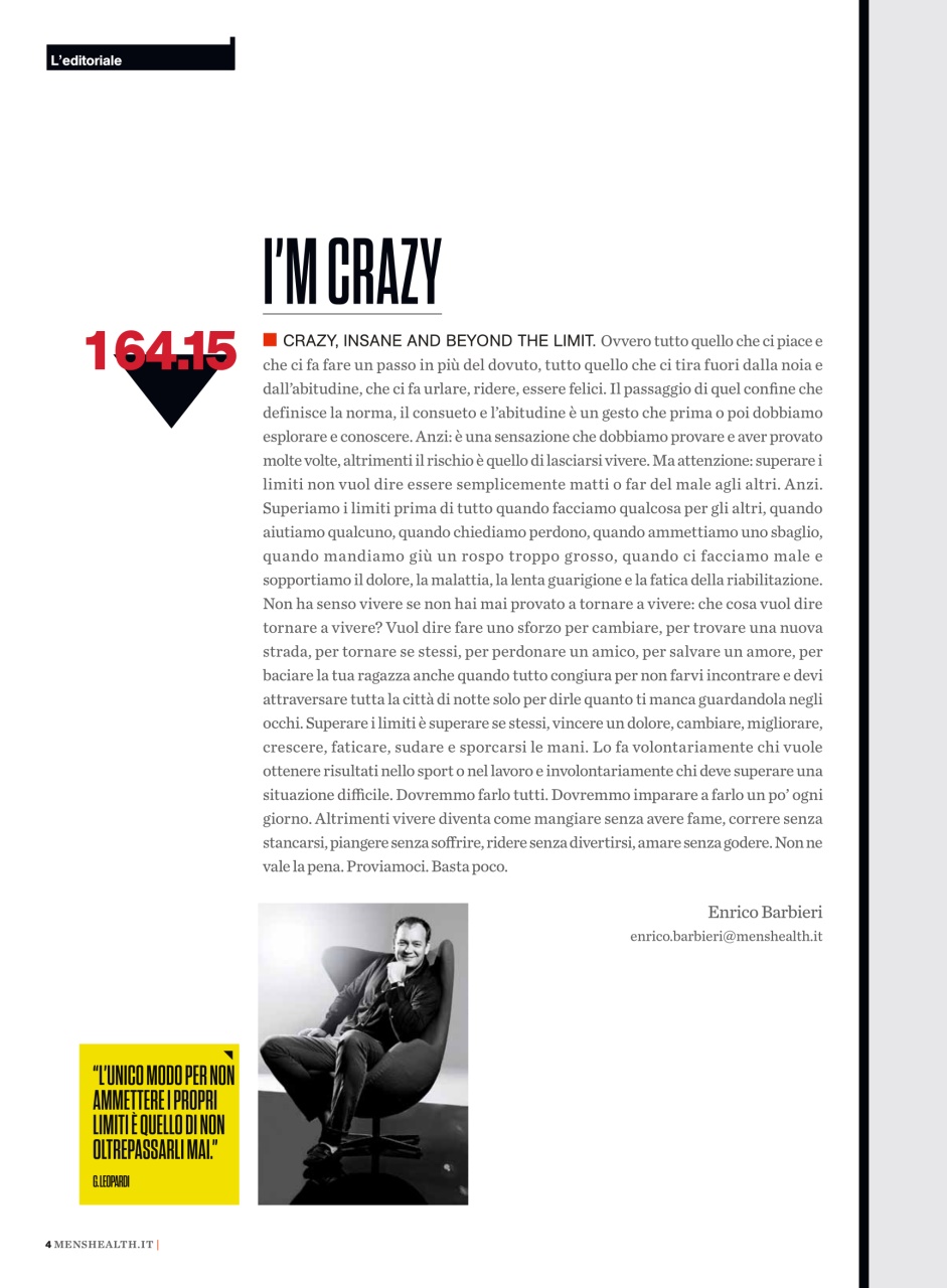 Men's Health Italia Preview Pages