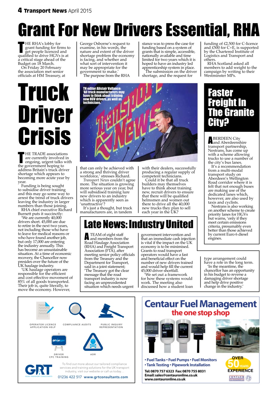 Transport News Preview Pages