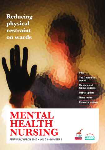 Mental Health Nursing issue Mental Health Nursing February 2015 