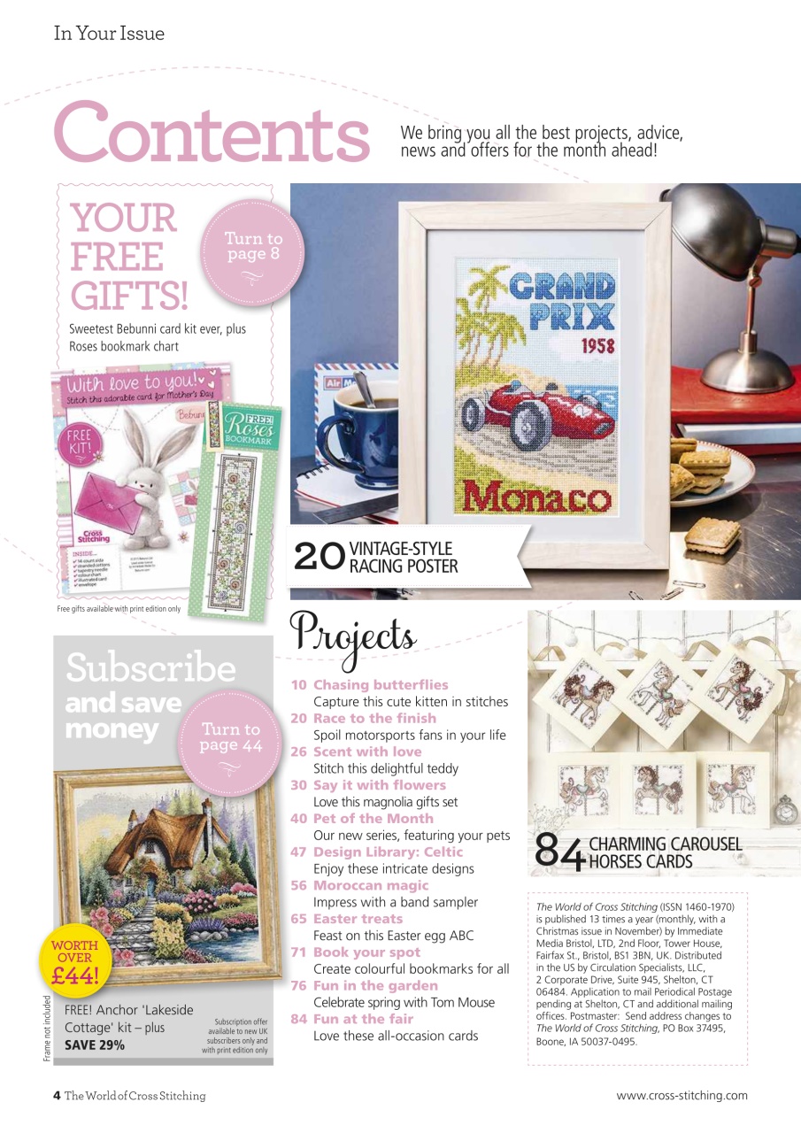 The World of Cross Stitching Preview Pages