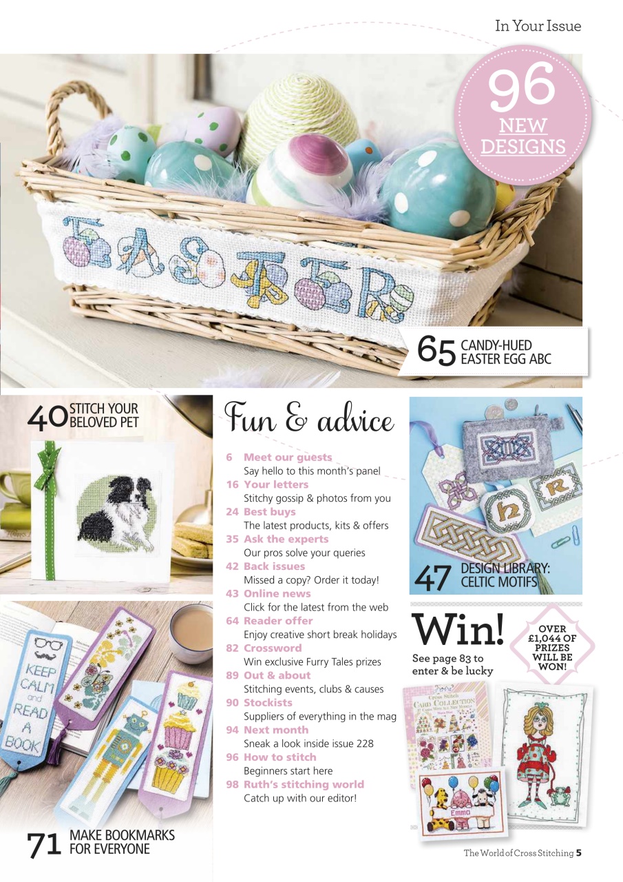 The World of Cross Stitching Preview Pages