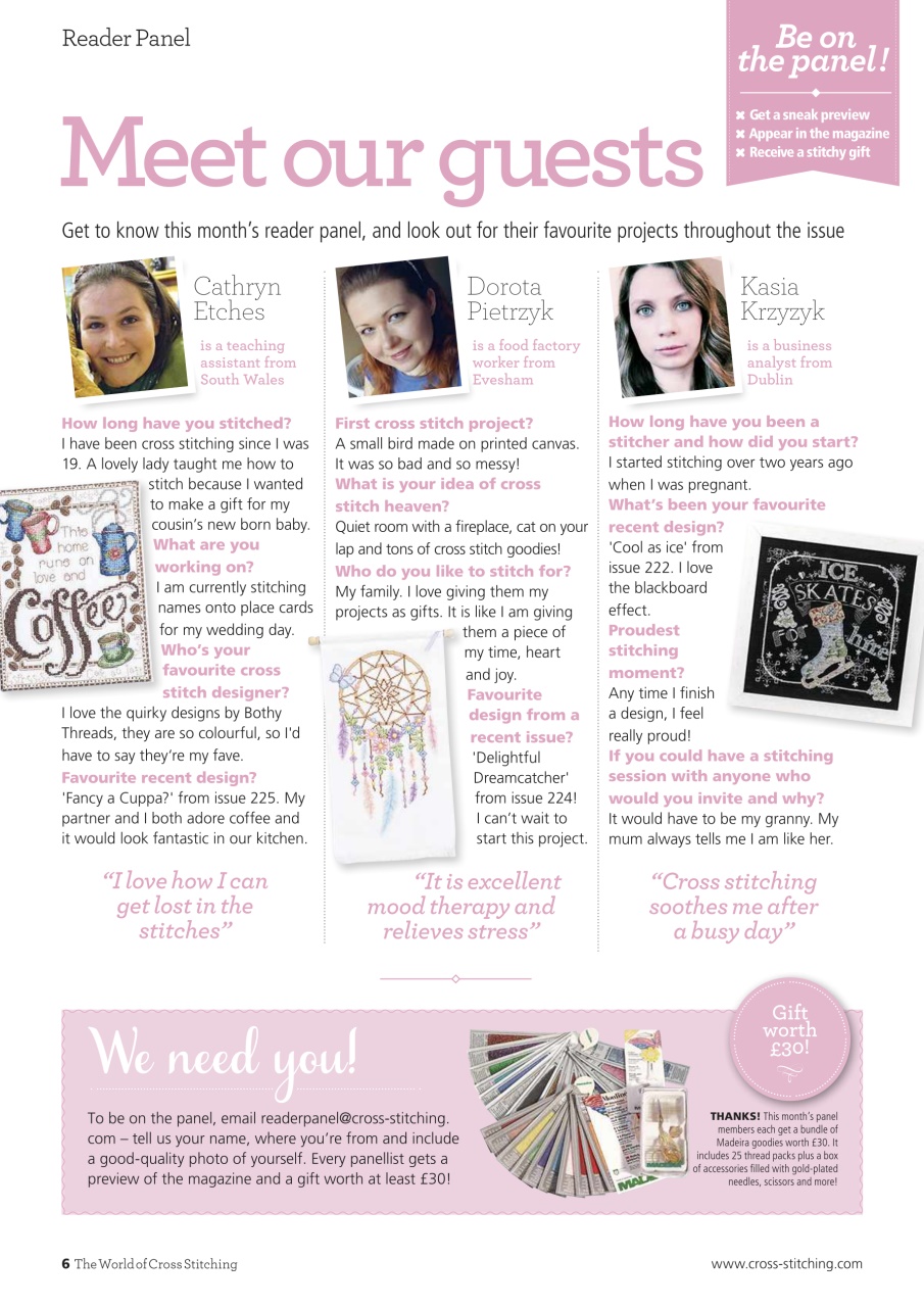 The World of Cross Stitching Preview Pages