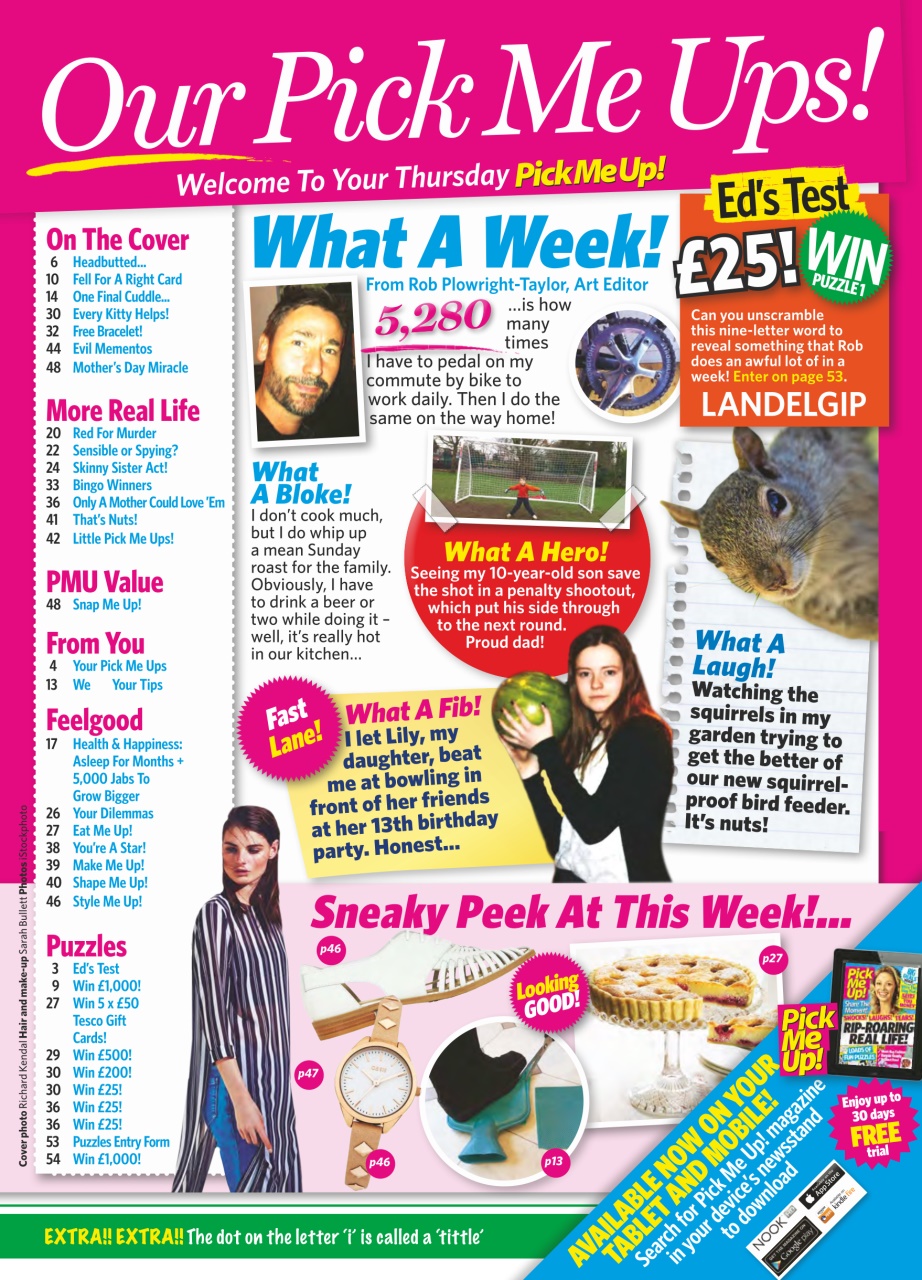 Pick Me Up Preview Pages