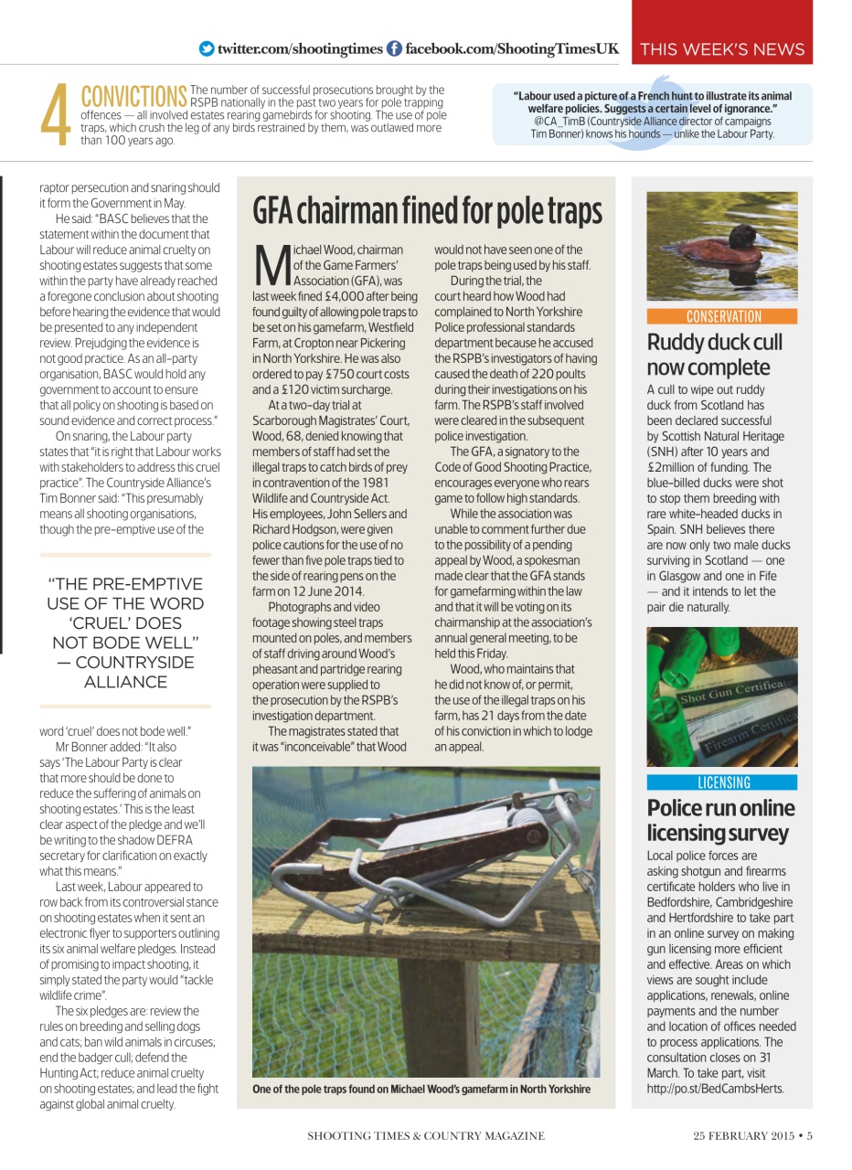 Shooting Times & Country Preview Pages