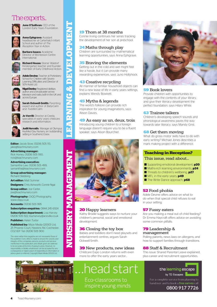 Teach Early Years Preview Pages