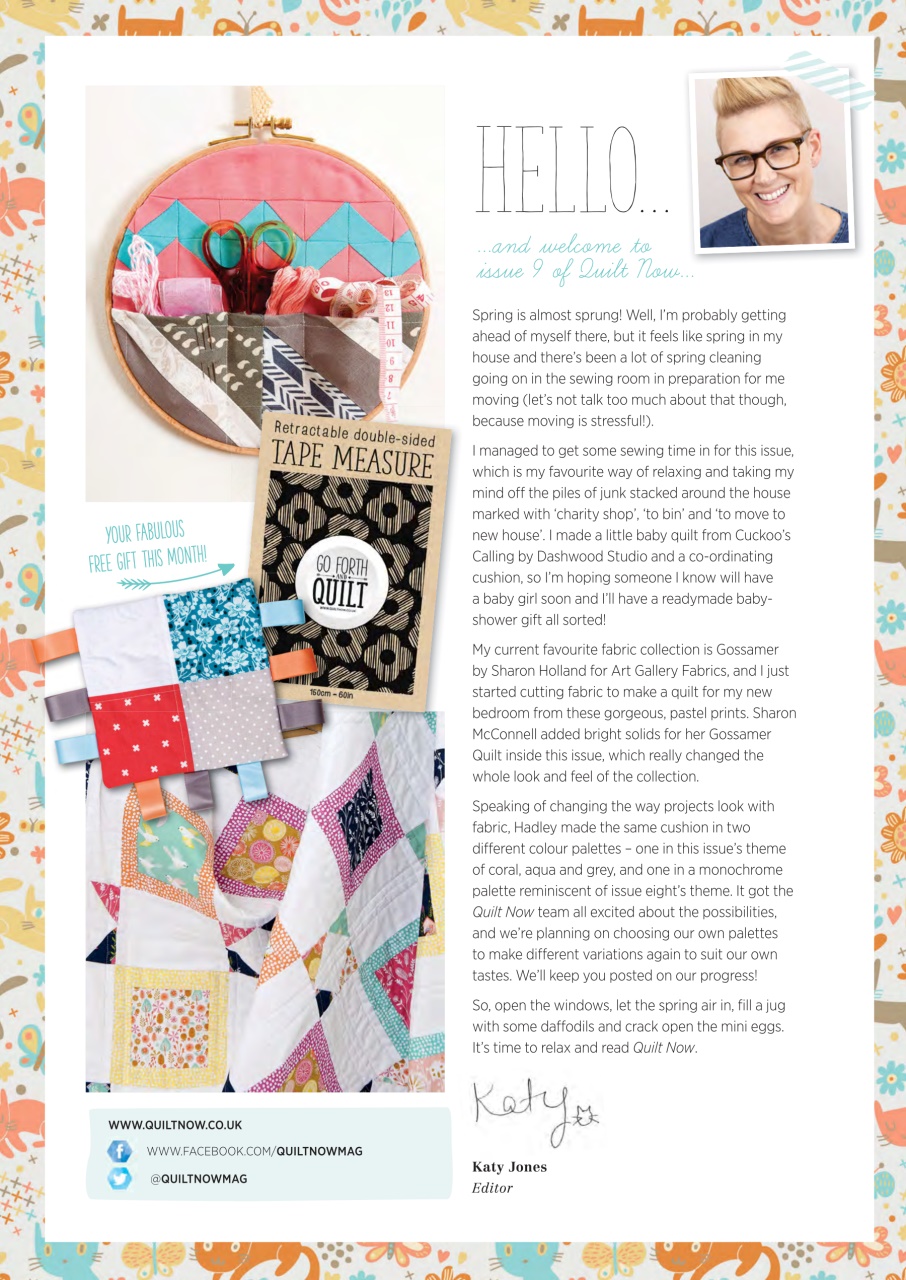 Quilt Now Preview Pages