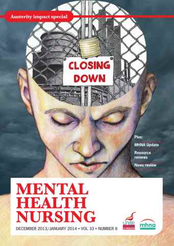 Mental Health Nursing issue Mental Health Nursing December 2013-January 2014