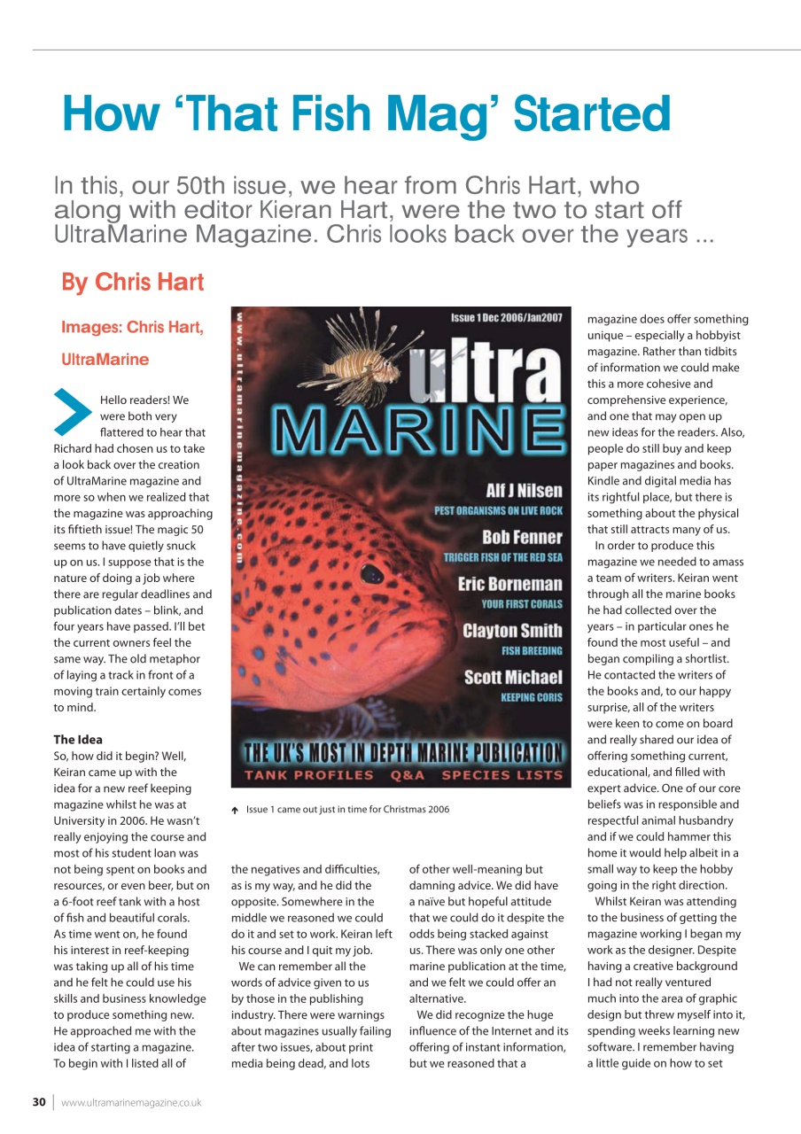 UltraMarine Magazine Preview Pages