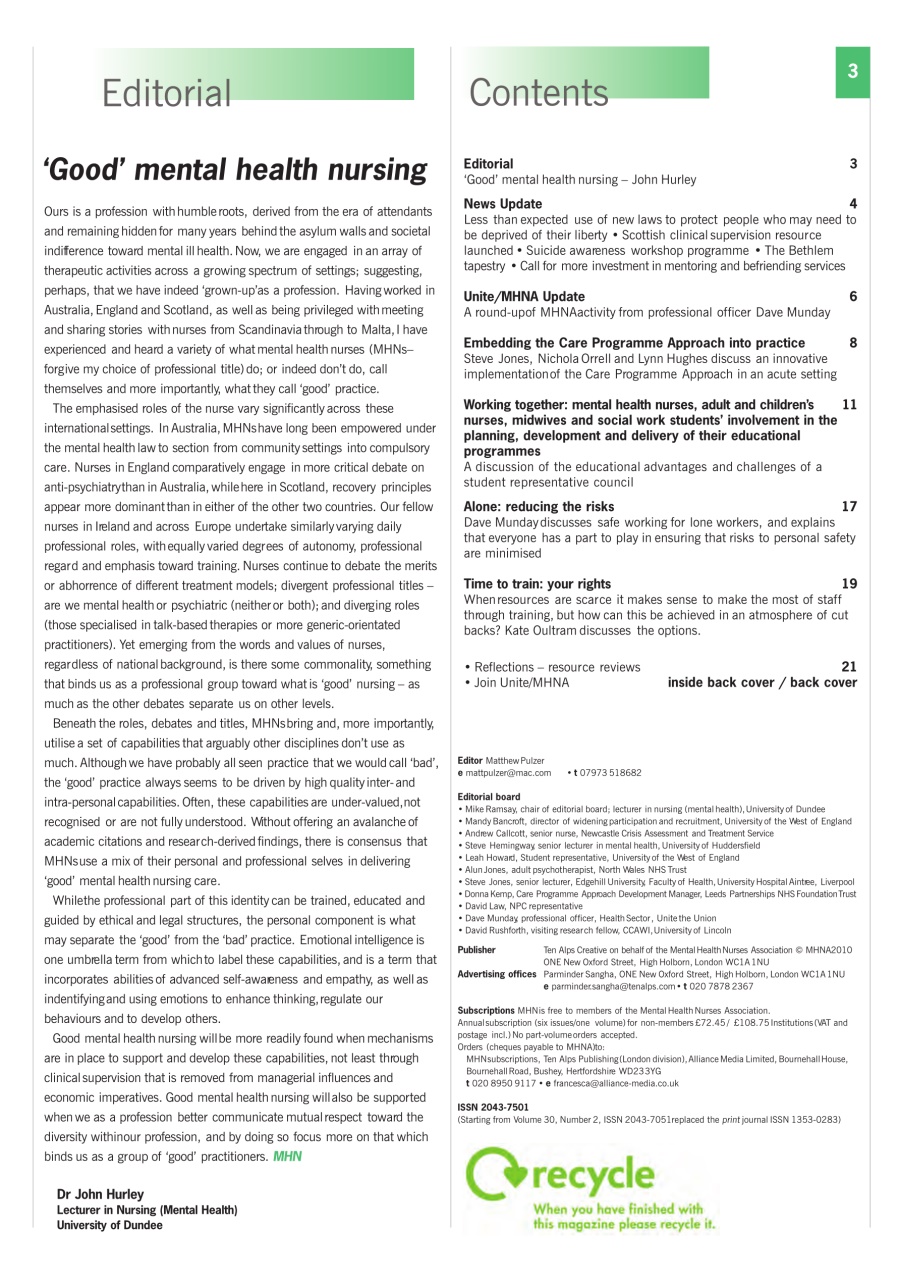 Mental Health Nursing Preview Pages