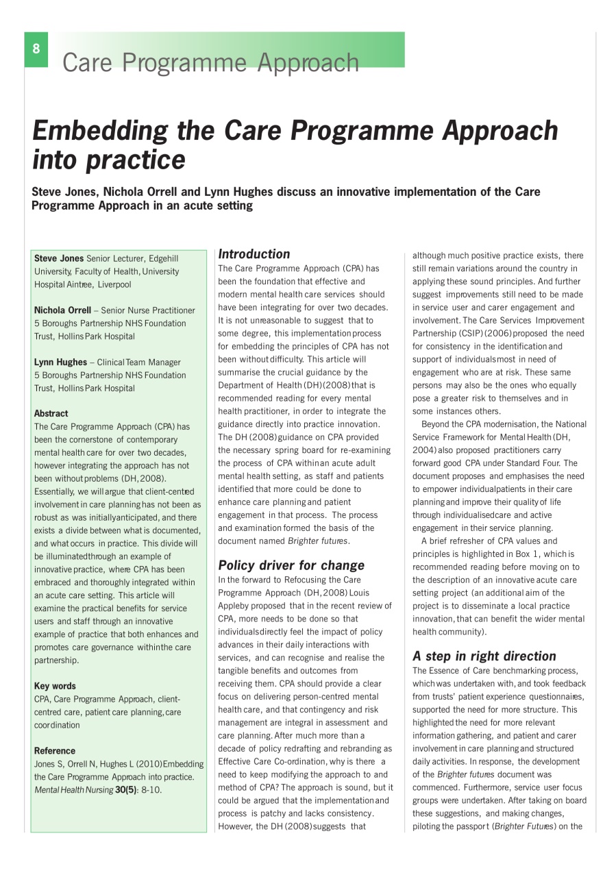 Mental Health Nursing Preview Pages