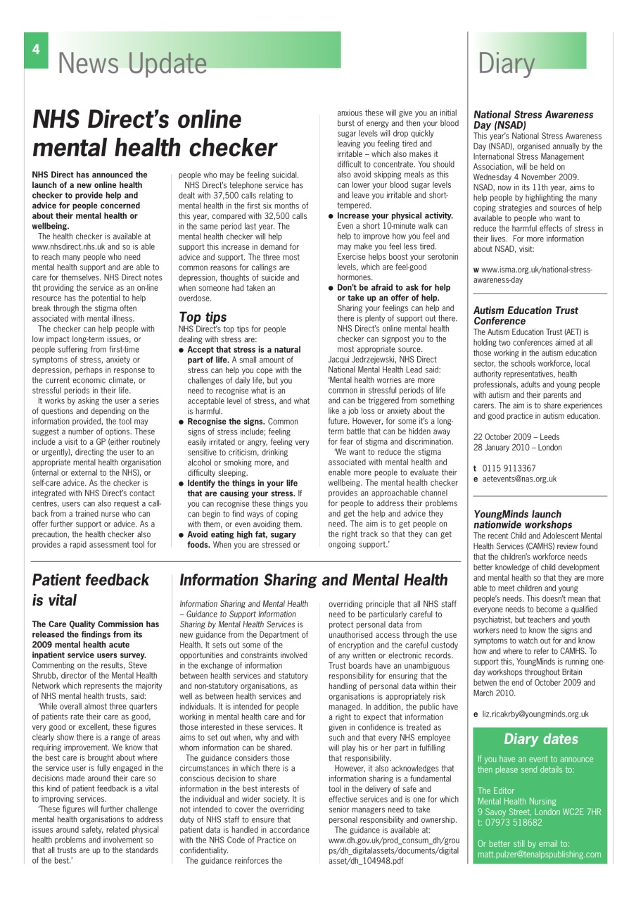 Mental Health Nursing Preview Pages