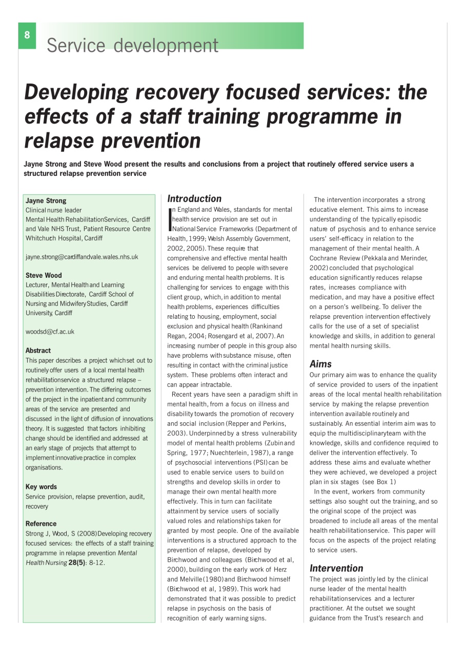 Mental Health Nursing Preview Pages